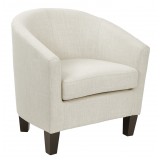 Ethan Tub Chair in Linen Fabric