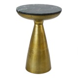 Moe's Home Collection Font Side Table Green Marble