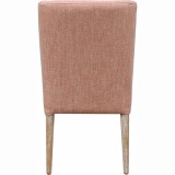 Moe's Home Collection Indiana Dining Chair - Set of 2 - Pink - Rear