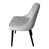 Moe's Home Collection Harmony Dining Chair - Set of 2 - White Smoke - Side