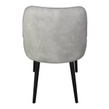 Moe's Home Collection Harmony Dining Chair - Set of 2 - White Smoke - Rear
