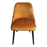Moe's Home Collection Harmony Dining Chair - Set of 2 - Burnt Orange - Front