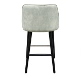Moe's Home Collection Harmony Counter Stool - White Smoke - Rear