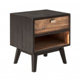 Nova Side Table Black - Right Angle