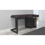 Furnitech FT16PDG 2 Drawer Contemporary Rolling Pedestal - Under Desk