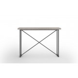 Furnitech Signature Home Collection X Console Table - Head on Coastal Grey