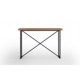 Furnitech Signature Home Collection X Console Table -Head on Walnut