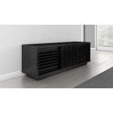 64" Contemporary Rustic TV Stand Media Console - Angled