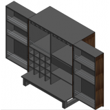 Furnitech Freestanding Bar - Rendering