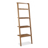 Currant Leaning Bookshelf - Carmalized