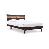 Azara Queen Platform Bed - Angled