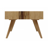 Azara Tiger Coffee Table With Tiger Exotic Inlay - Side