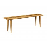 Greenington Azara Bench in Caramelized - Angled