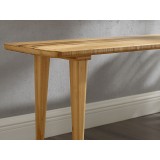 Greenington Azara Bench in Caramelized - Side CEdge