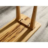 Greenington Azara Bench in Caramelized - Bottom View with Legs