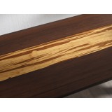 Greenington Azara Bench in Sable - Bench Close-Up