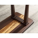 Greenington Azara Bench in Sable - Bottom with Legs