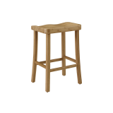 Caramelized Tulip 26" Counter Height Stool - Back Angle