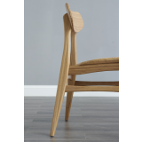 Cassia Dining Chair Caramelized - Side Detail