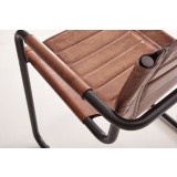 Gianni Arm Chair (Camel) - Top Angle - Arm Edge