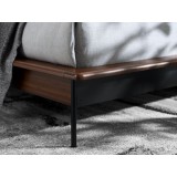 Greenington Park Avenue Cal King Platform Bed with Fabric - Ruby - Leg Details