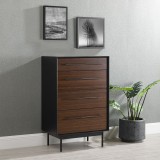 Greenington Park Avenue 4 Drawer High Chest - Lifestyle Angled View