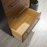 Greenington Park Avenue 4 Drawer High Chest - Drawer Opened Top Angled