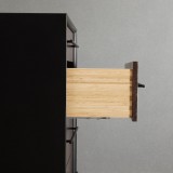 Greenington Park Avenue 4 Drawer High Chest - Drawer Side Angled