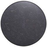 SoHo Round Table Top In Gray Slate