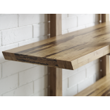 Greenington Caramelized Magnolia Shelf - Side Detail