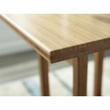Caramelized Tulip 36" Counter Height Table - Table Edge