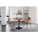 Greenington Soho 36" Round Table - Amber - Lifestyle