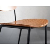 Greenington Soho Chair - Amber (Set of 2) - Seat Close-Up