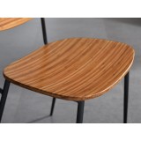 Greenington Soho Chair - Amber (Set of 2) - Seat Close-Up