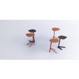 Rosemary Side Table - Caramelized & Black Walnut