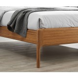 Greenington Ventura Queen Platform Bed - Amber - Leg Close-Up