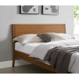 Greenington Ventura Queen Platform Bed - Amber - Angled View