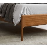 Greenington Ventura Queen Platform Bed - Amber - Front Leg Closeup