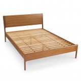 Greenington Ventura Queen Platform Bed - Amber - Angled without Cushion