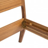 Greenington Ventura Queen Platform Bed - Amber - Bed Frame Corner