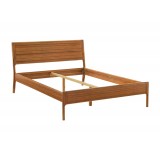 Greenington Ventura King Platform Bed - Amber - Angled without Cushion