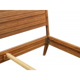 Greenington Ventura King Platform Bed - Amber - Bed Frame Corner