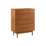 Greenington Ventura 4 Drawer High Chest - Angled