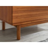 Greenington Ventura 4 Drawer High Chest - Leg Close-up