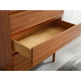 Greenington Ventura 4 Drawer High Chest - Drawer Opened - Top Angled