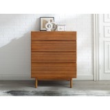 Greenington Ventura 4 Drawer High Chest - Front Lifestyle
