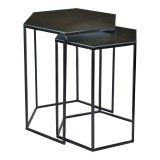 Polygon Accent Tables Set Of Two - Consoled