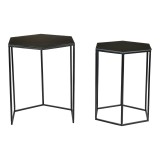 Polygon Accent Tables Set Of Two - Seperate