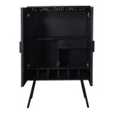 Moe's Home Collection Sunburst Home Cabinet - Both Doors Opened