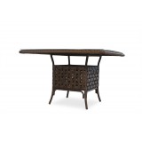 Haven 47" Square Umbrella Dining Table - Angled
